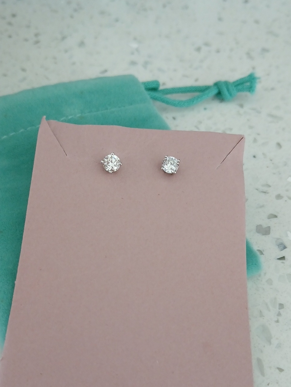 Brilliant Earth Crystal Lab Diamond Stud Earrings 1/2ctw